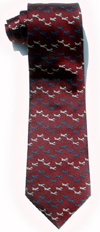 B-17 Flying Fortress airplane silk tie by Doppeldecker Design