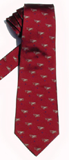 Biplane silk tie by Doppeldecker Aviation Design